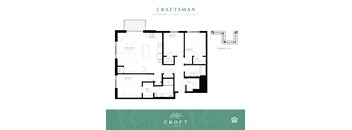 CRAFTSMAN Floor Plan at Croft at Rosecott, Rosemount