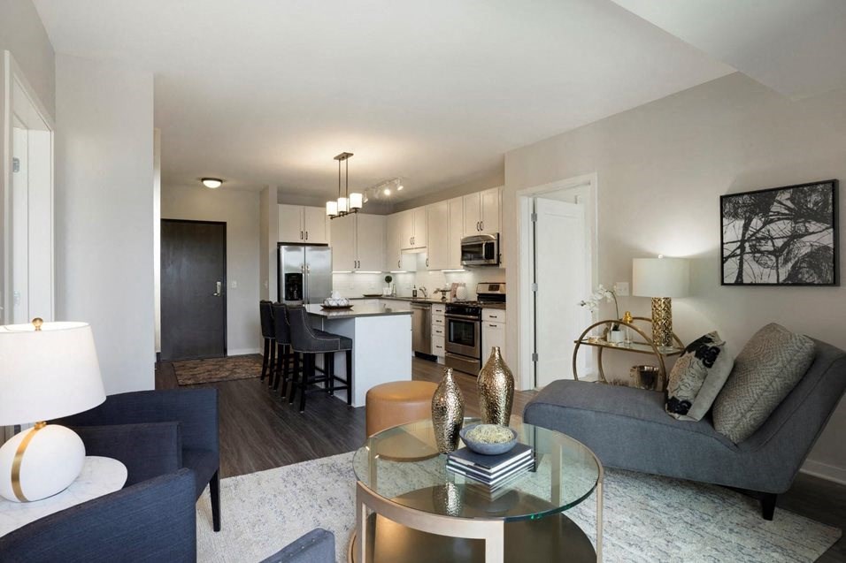 Modern Living Room Residences at 1700, Minnetonka, MN 55305