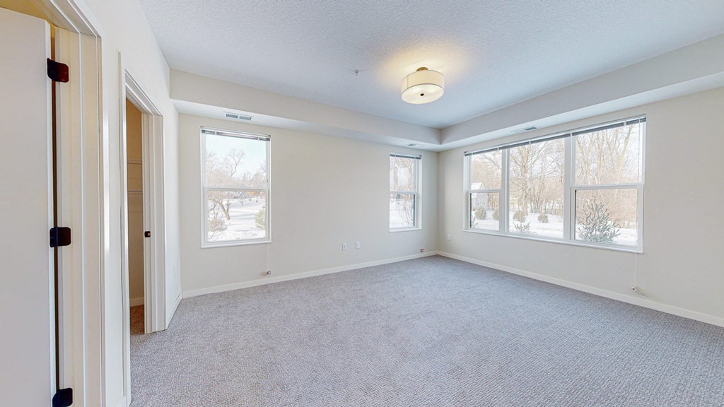 Carpeted Bedroom Area at Shady Oak Crossing, Minnetonka, MN, 55343