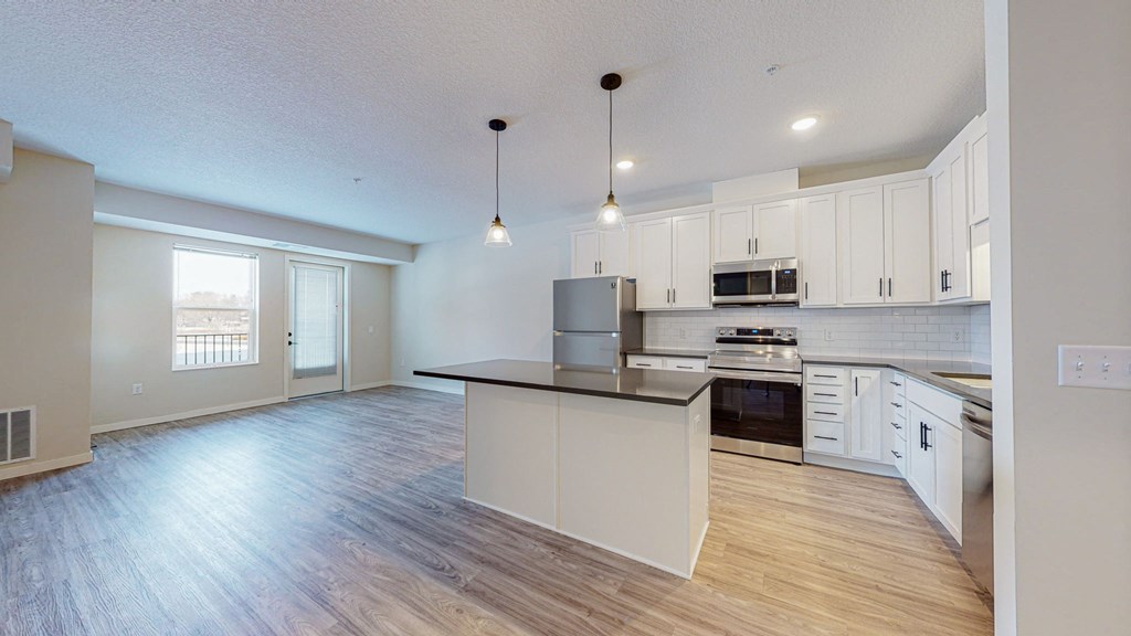 Kitchen Area Interior at Shady Oak Crossing, Minnetonka