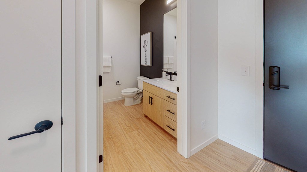 Bathroom at CityLine Apartments, Minneapolis, MN, 55406
