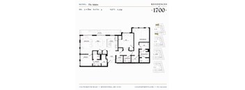 The Adalyn Floor plan at Residences at 1700, Minnesota, 55305