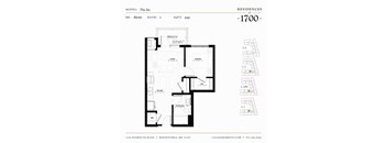 The Ivy Floor plan at Residences at 1700, Minnetonka, Minnesota