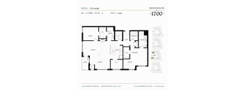 The Lucille Floor plan at Residences at 1700, Minnesota