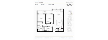 The Mabel Floor plan at Residences at 1700, Minnetonka