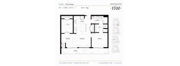 The Penelope Floor plan at Residences at 1700, Minnetonka, MN 55305