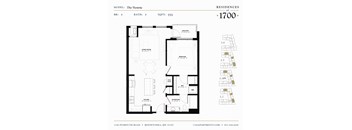 The Victoria Floor plan at Residences at 1700, Minnetonka, 55305