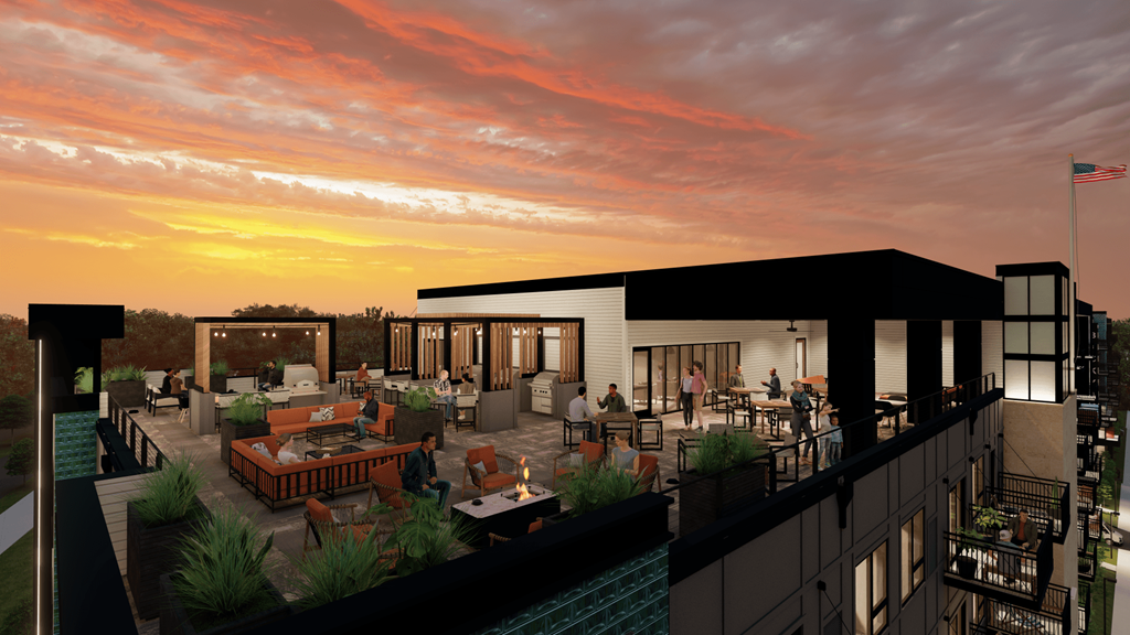 View rooftop at The Yards, Minnesota, 55075