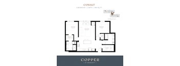 Cobalt Floor Plan at Copper at Rosecott, Rosemount