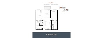 Flint Floor Plan at Copper at Rosecott, Minnesota