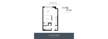 Mineral Alcove Floor Plan at Copper at Rosecott, Rosemount