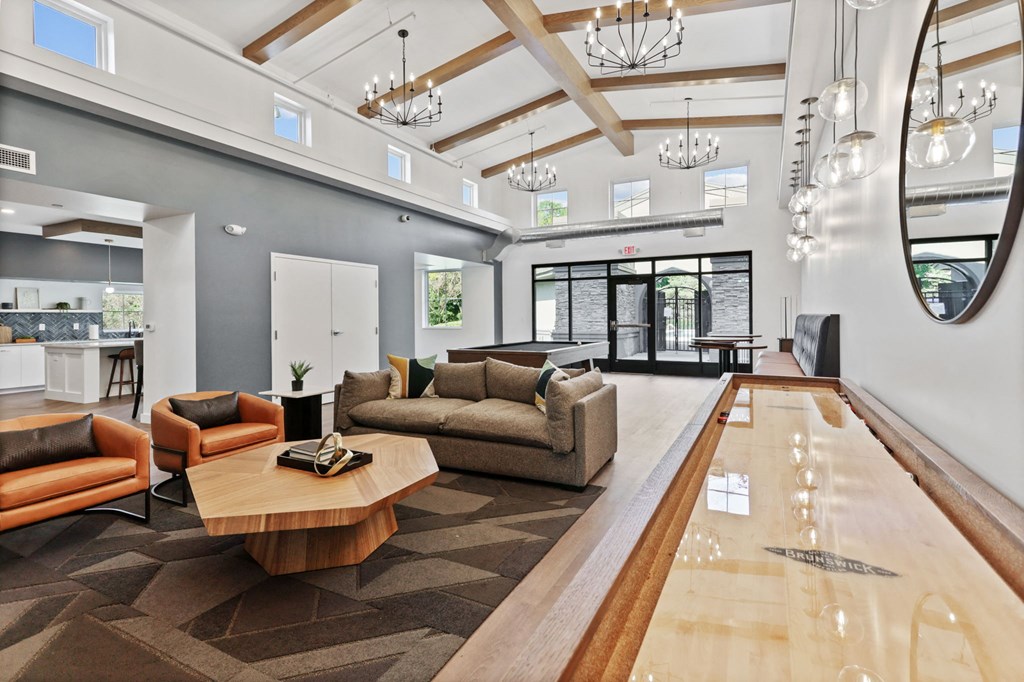 Audenn apartments in bloomington mn with shuffleboard table