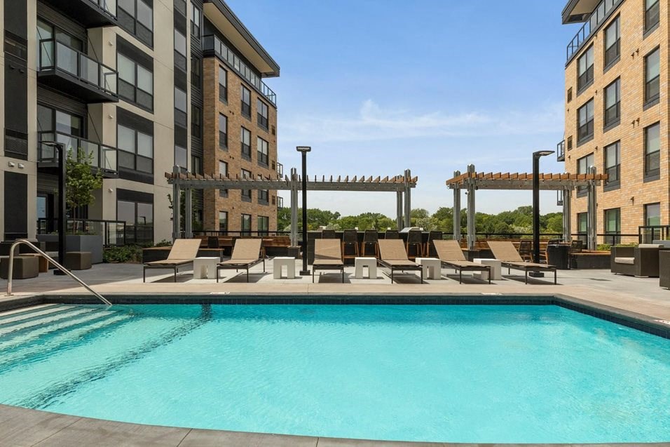 Relaxing Pool,  Residences at 1700, Minnetonka, MN 55305