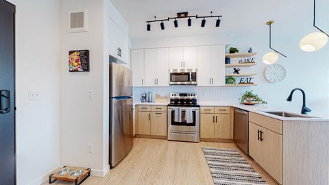 Interior decoration at CityLine Apartments, Minneapolis, MN