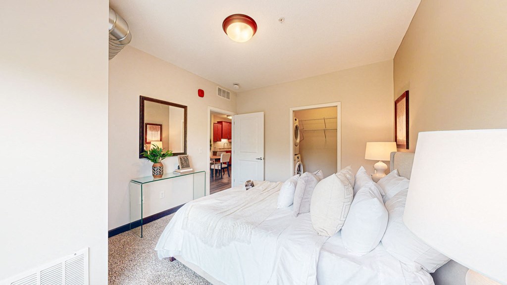 White Bedroom at Victoria Flats, Victoria, 55386