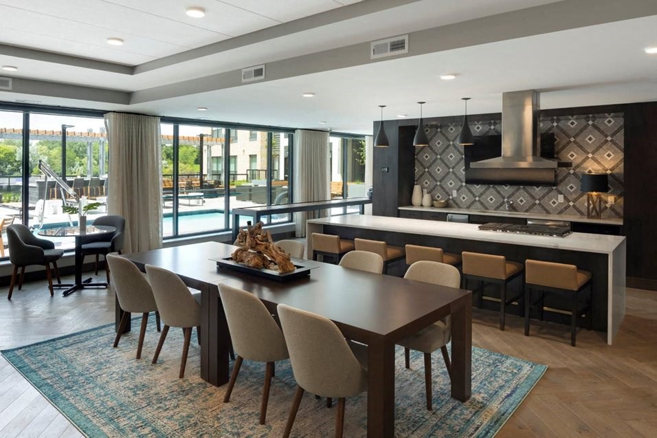 Well Equipped Kitchen And Dining, Residences at 1700, Minnesota