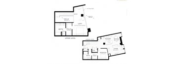2+C Floor plan at Custom House, St. Paul, 55101