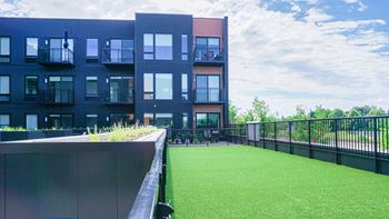 dog run at CityLine Apartments, Minneapolis, 55406