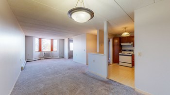 Phalen 2 bedroom 1 bath - dining, kitchen and living room