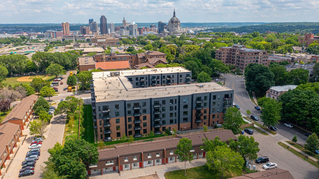 Drone View Of Property at The Hill Apartments, Saint Paul, MN, 55102