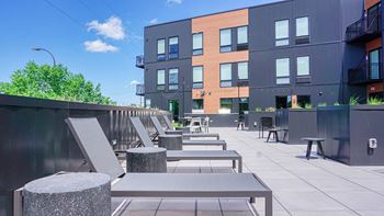 Exterior of building1at CityLine Apartments, Minnesota