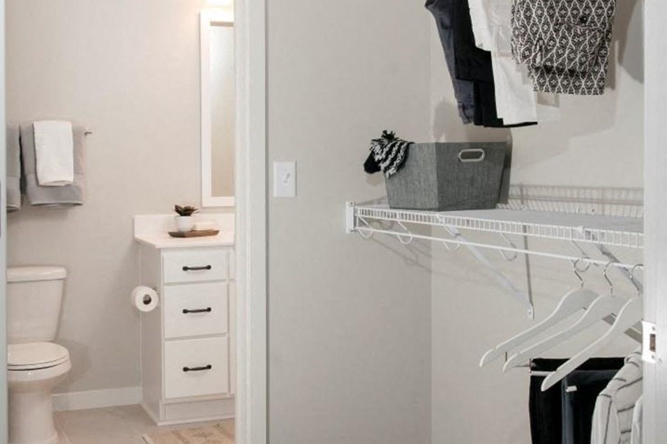 Walk-In Closets With Built-In Shelving, Residences at 1700, MN 55305