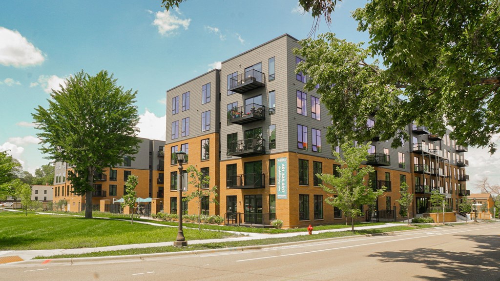 Property Exterior at The Hill Apartments, Saint Paul, Minnesota