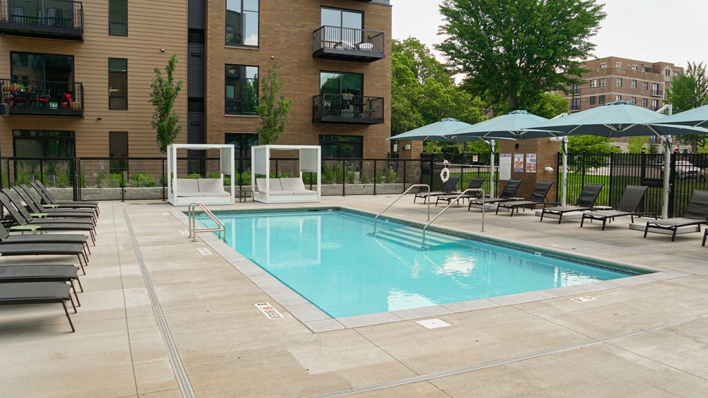 Invigorating Swimming Pool at The Hill Apartments, Saint Paul, 55102