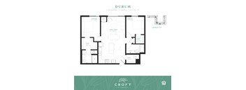 DURUM Floor Plan at Croft at Rosecott, Rosemount