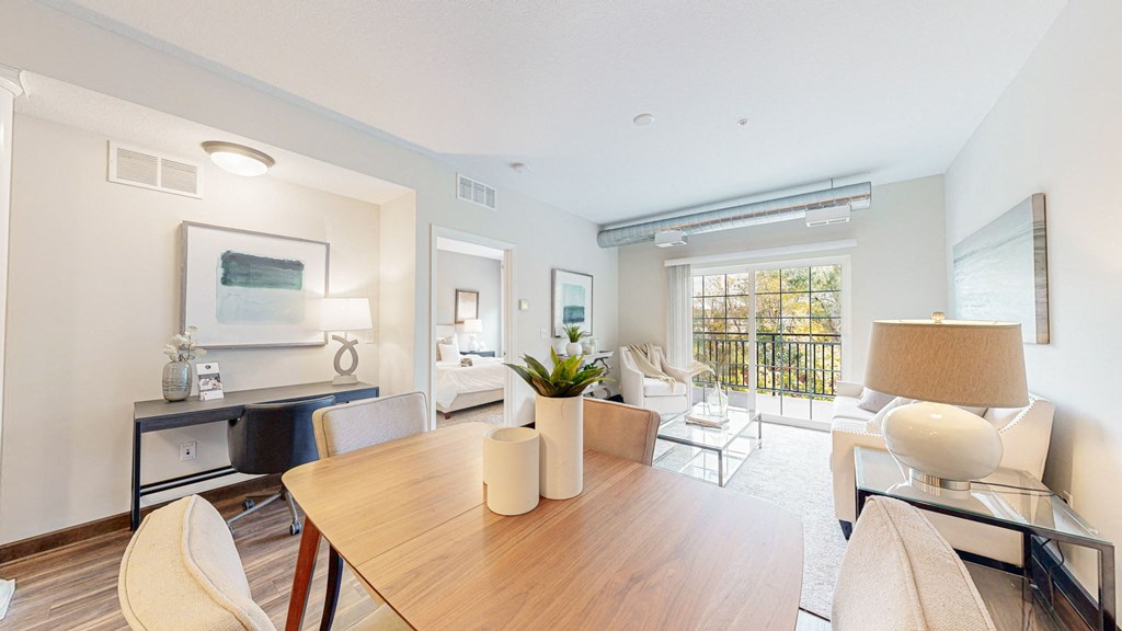 Dining And Living Area at Victoria Flats, Victoria, MN, 55386