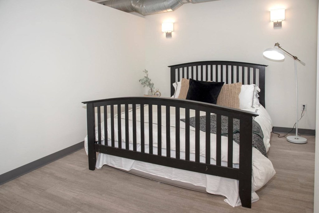 Bedroom at 700 Central Apartments, Minneapolis, MN