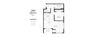 the floor plan of may sacks