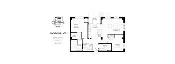 the floor plan of yachting club acropolis