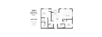 the floor plan of yachting club of british columbia