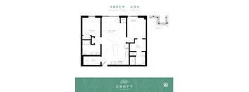 ARPEN ADA Floor Plan at Croft at Rosecott, Minnesota