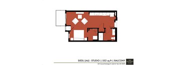 a floor plan of a small house
