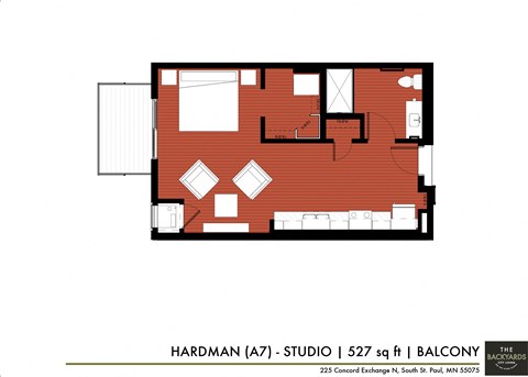 a floor plan of a small house