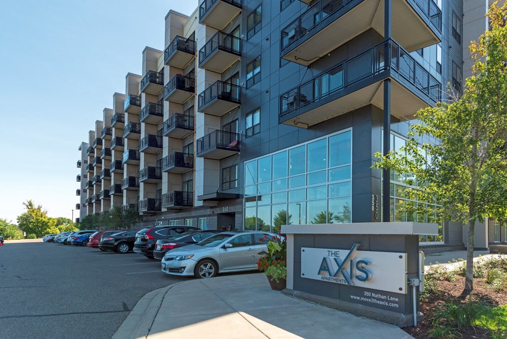 Apartment Building Exterior  at The Axis, Minnesota, 55441