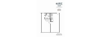 AireMSP_Antonov_1br-729-752sf floor plam at Aire MSP Apartments, Minnesota