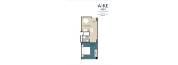 Bell Floor Plan at AIRE MSP Apartments, Bloomington