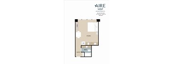 Blackbird Floor Plan at AIRE MSP Apartments, Bloomington, 55425
