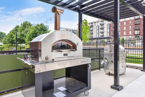 Grill Station at AIRE MSP Apartments, Bloomington