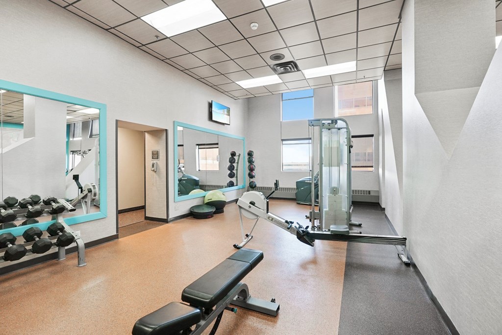 Fitness Center at Aire MSP Apartments, Bloomington, Minnesota
