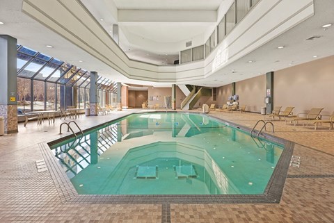 Indoor Pool at Aire MSP Apartments, Minnesota