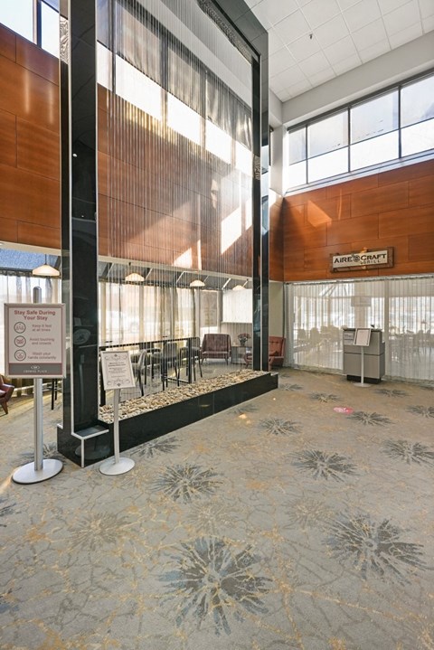 Contemporary Lobby Area at Aire MSP Apartments, Bloomington, 55425