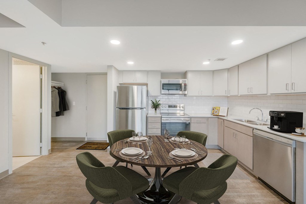 Dining And Kitchen at Aire MSP Apartments, Bloomington, Minnesota