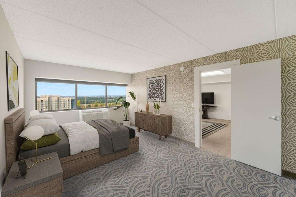 Bedroom With Closet at Aire MSP Apartments, Minnesota, 55425