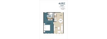 Cirrus Floor Plan at AIRE MSP Apartments, Bloomington, MN, 55425
