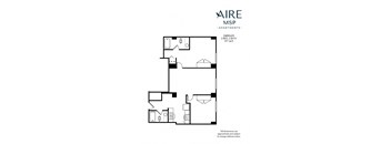 AireMSP_Embraer floor plan AireMSP_Embraer floor plan at Aire MSP Apartments, Bloomington, MN, 55425