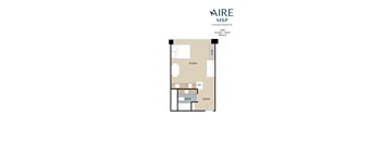 Lark Floor Plan at AIRE MSP Apartments, Bloomington